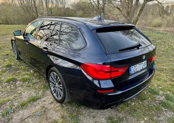 BMW Seria 5 cena 95900 przebieg: 155107, rok produkcji 2017 z Bolesławiec małe 436